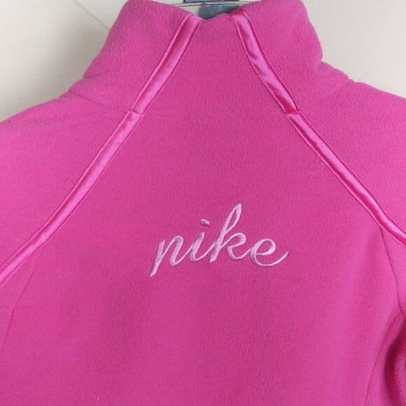 Vintage Hot 🩷 Pink Nike Fitted Fleece Size Small - Picture 7 of 10